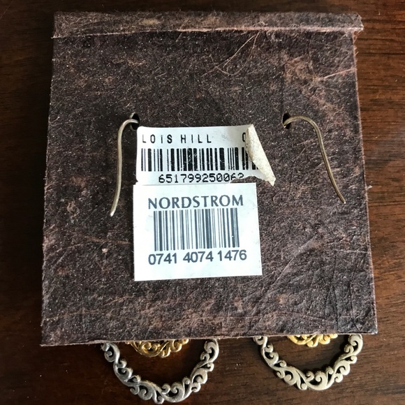 LOIS HILL earrings gold and 925 sterling silver